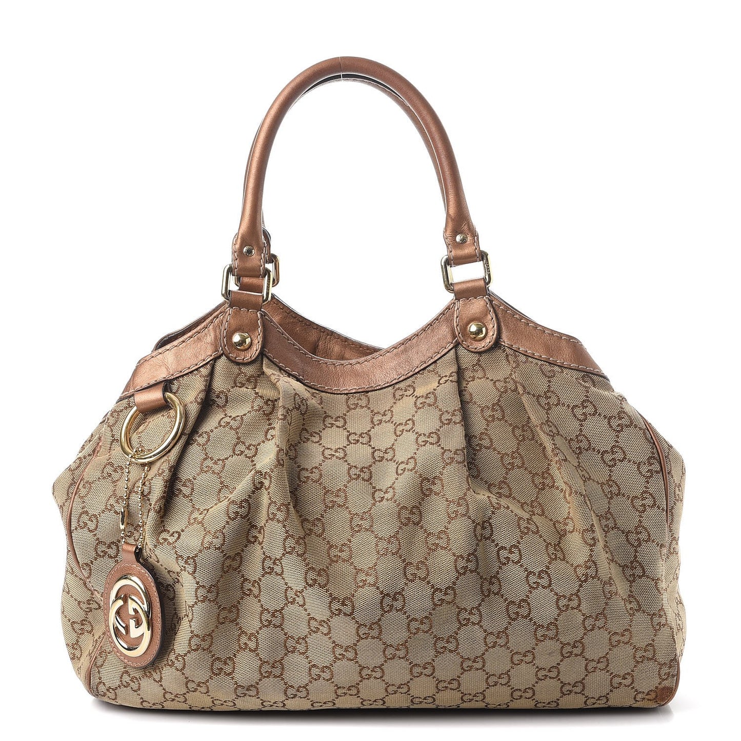 Monogram Medium Sukey Tote Bronze