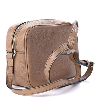 Gucci Pebbled Calfskin Small Soho Disco Bag Rose Beige 3 of 10