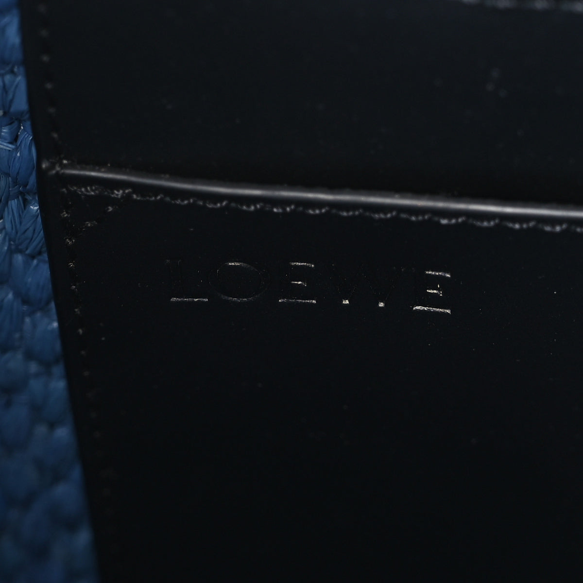 Loewe X PAULA'S IBIZA Raffia Small Font Tote Light Blue 5 of 8