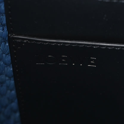 Loewe X PAULA'S IBIZA Raffia Small Font Tote Light Blue 5 of 8