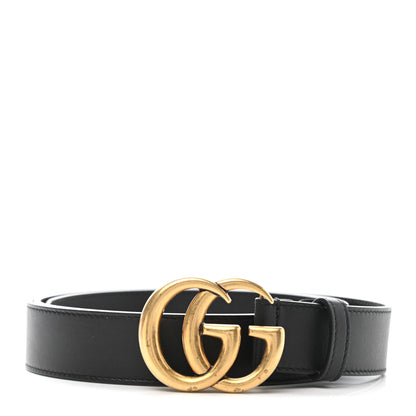 Gucci Moon Calfskin Double G 30mm Belt 110 44 Black 1 of 5