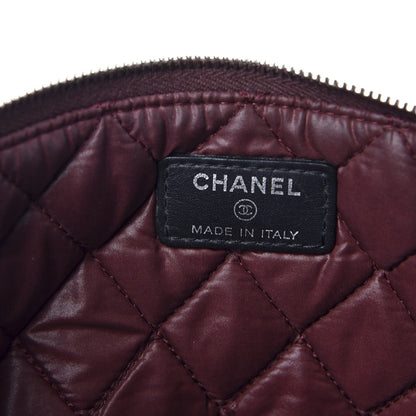 Chanel Nylon Quilted Medium Cosmetic Case Black 7 of 8