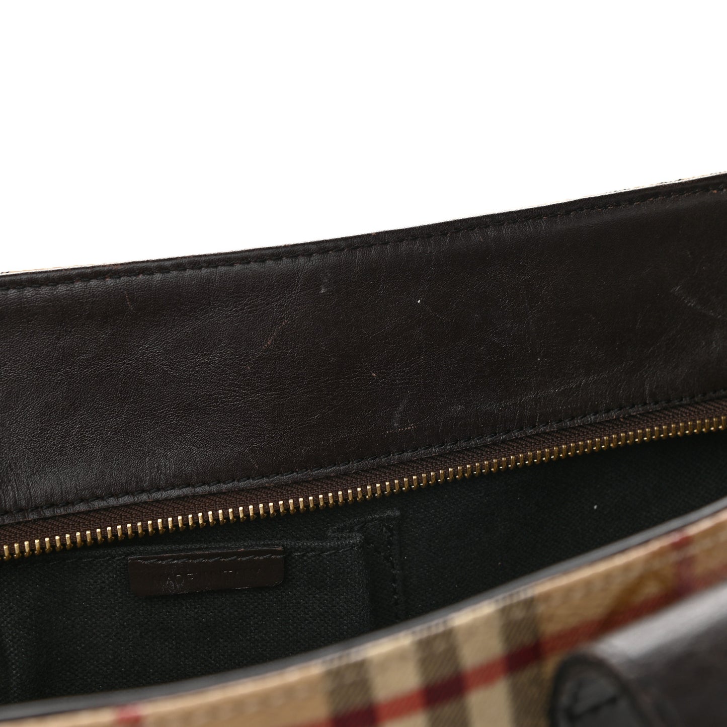 Haymarket Check Tote Chocolate