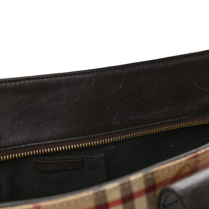 Burberry Haymarket Check Tote Chocolate 8 of 13