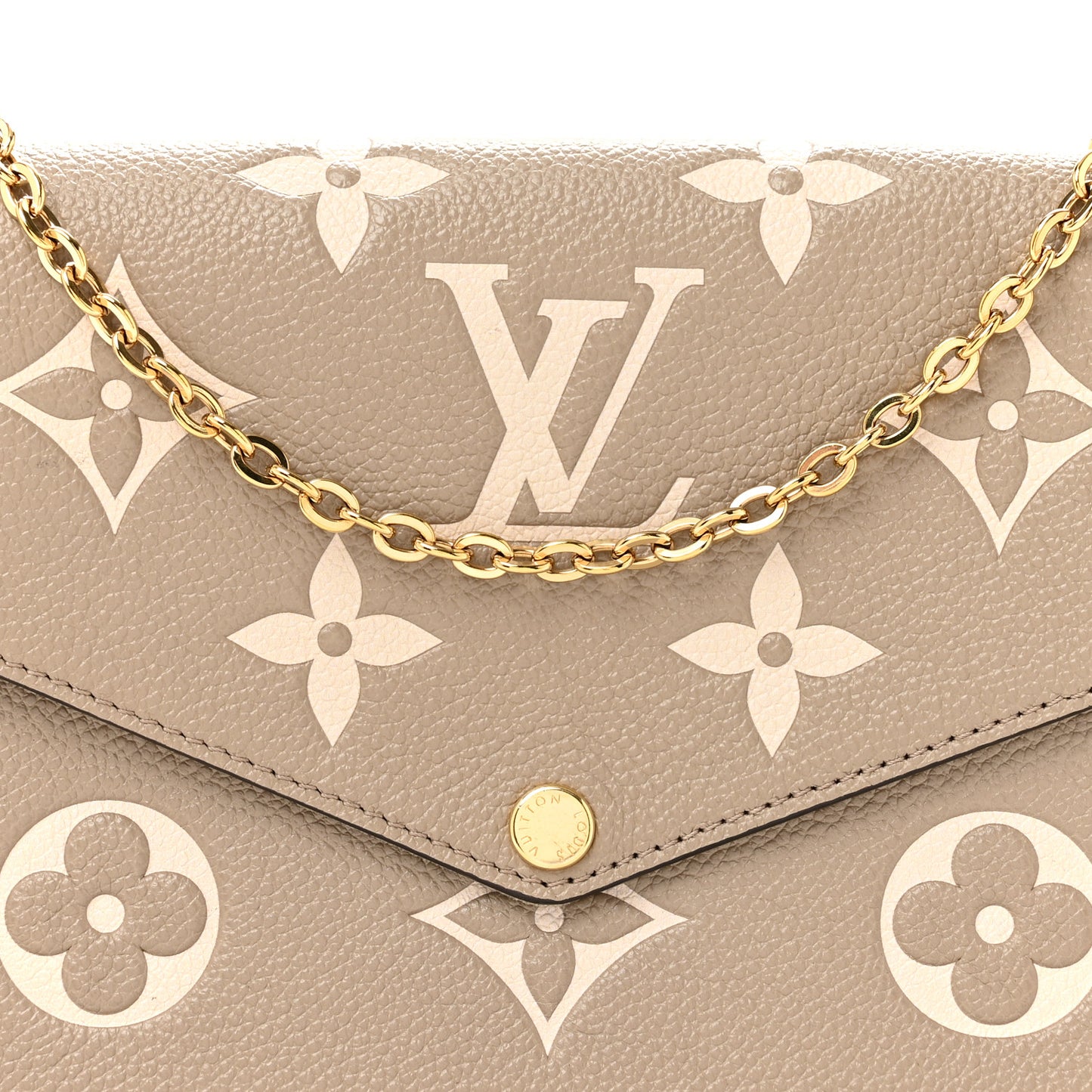 Empreinte Monogram Giant Felicie Pochette Tourterelle Creme