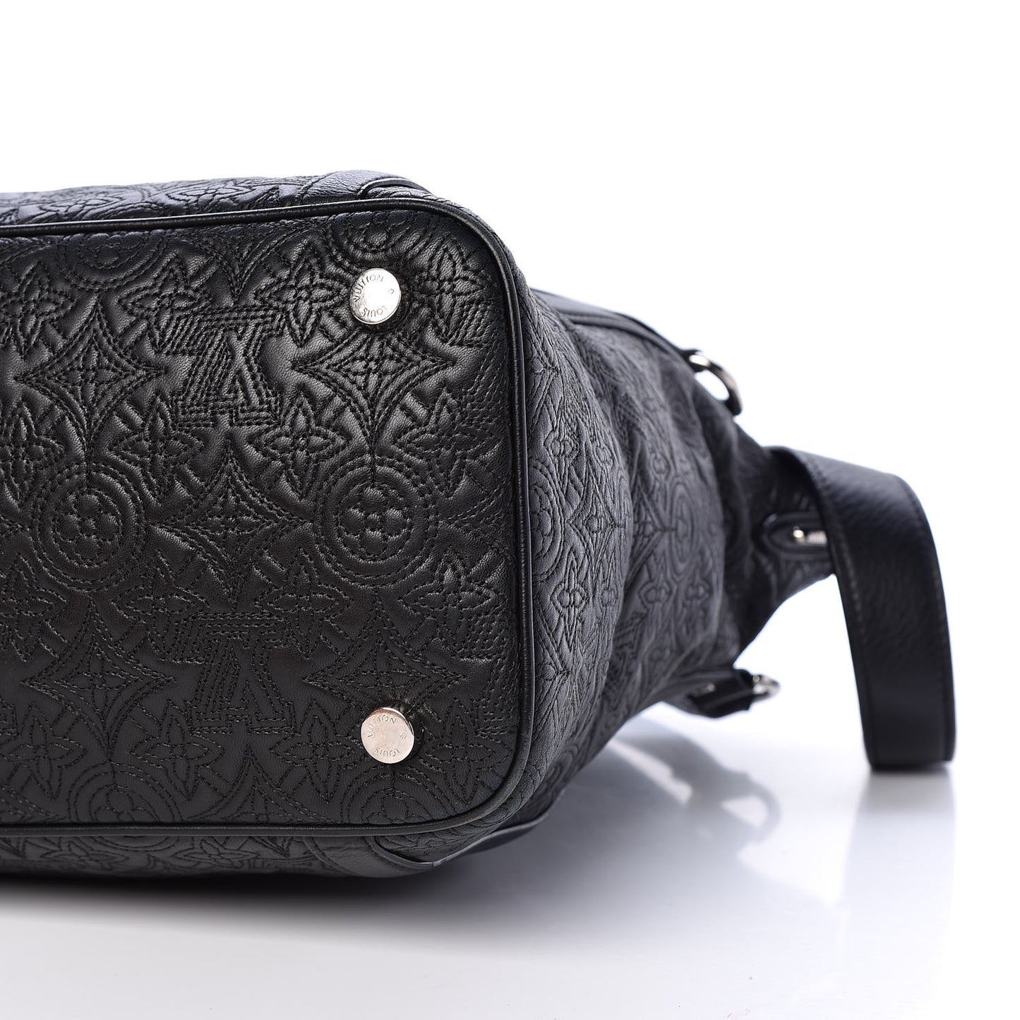 Monogram Lambskin Antheia Ixia MM Black