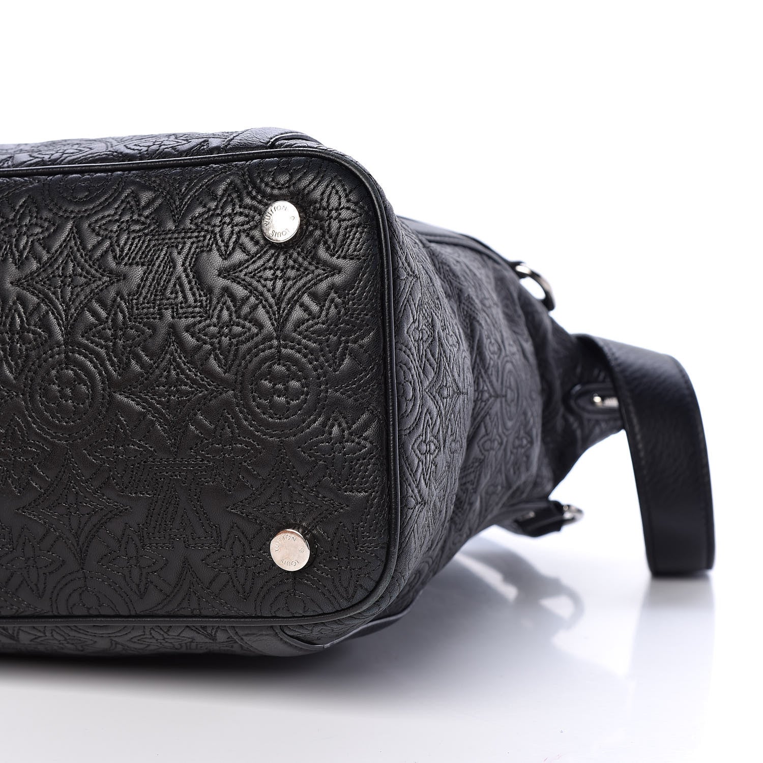 Louis Vuitton Monogram Lambskin Antheia Ixia MM Black 7 of 11