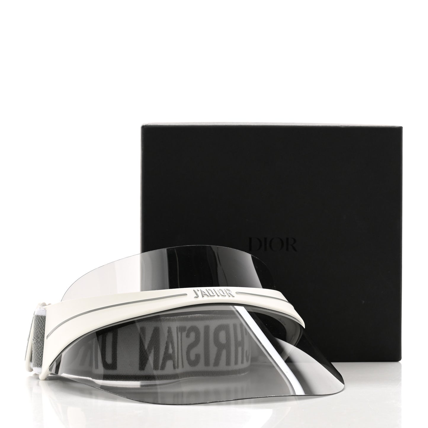 Mirrored DiorClub1 Sun Visor Grey