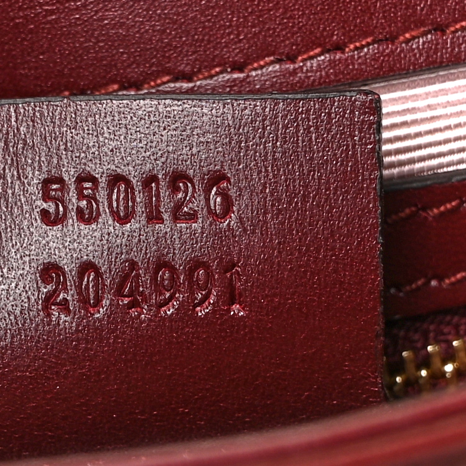 Gucci Suede Medium Arli Flap Shoulder Bag Vintage Bordeaux 7 of 10