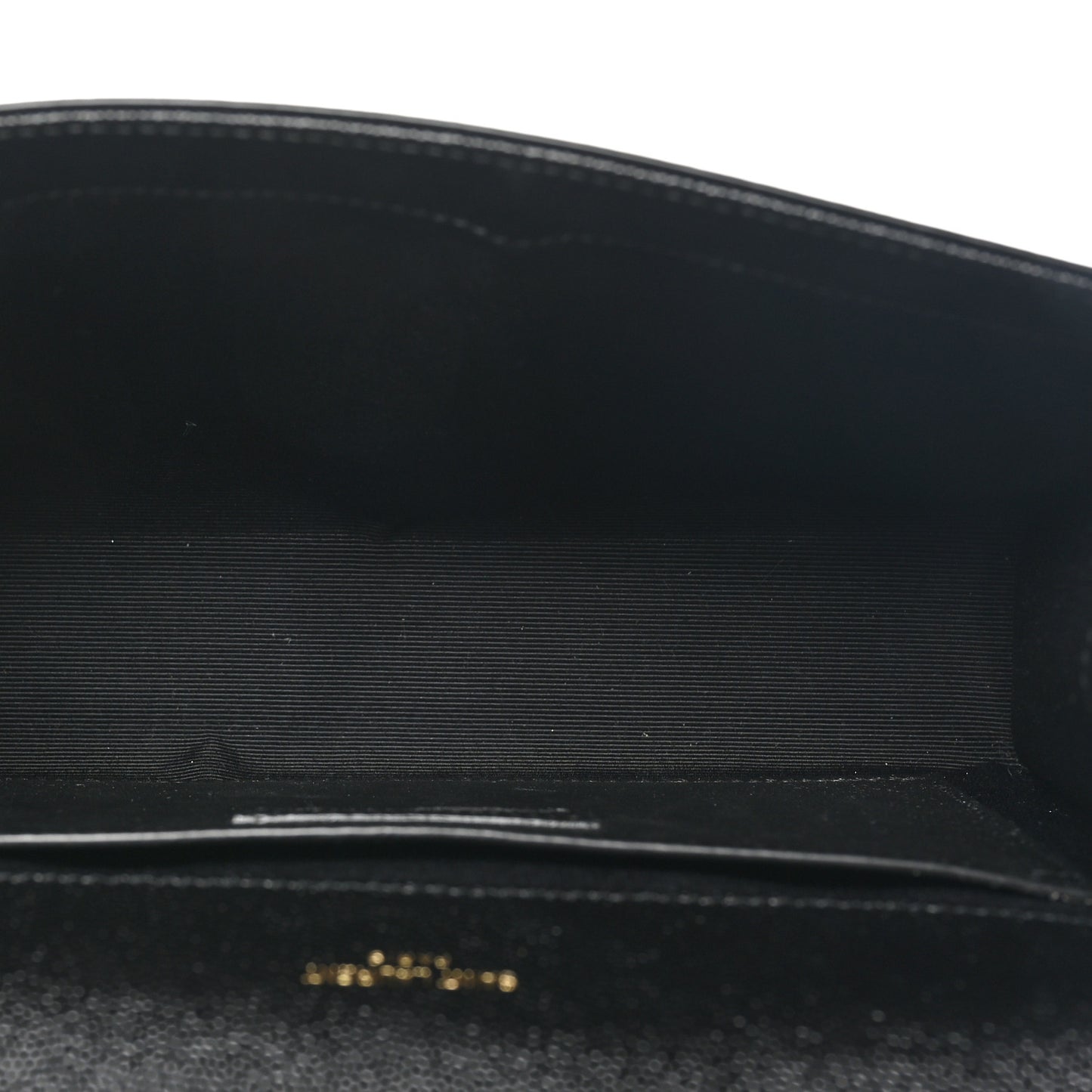 Grain De Poudre Medium Classic Monogram Kate Satchel Black