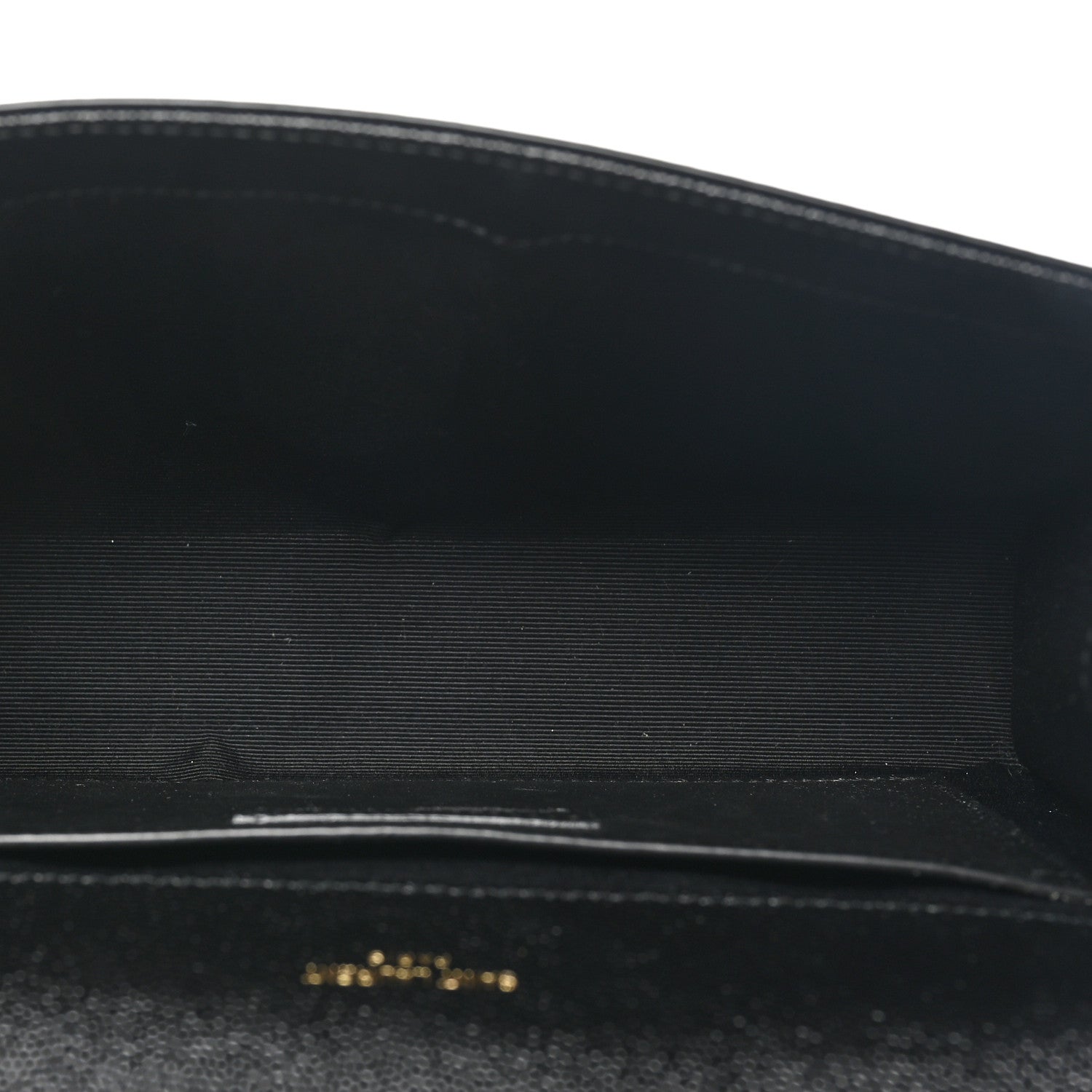 Saint Laurent Grain De Poudre Medium Classic Monogram Kate Satchel Black 5 of 10