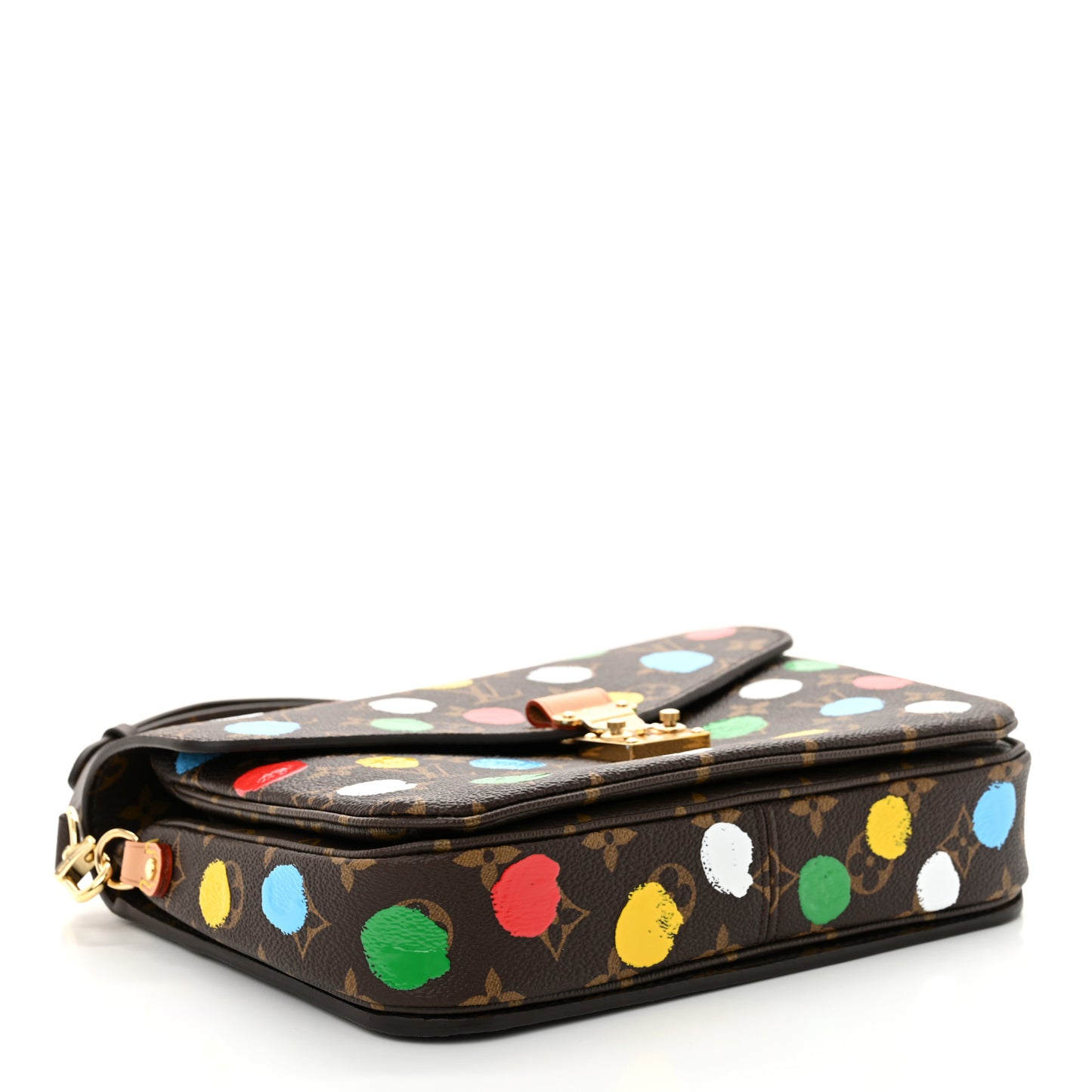 LV x YK Monogram Painted Dots Pochette Métis