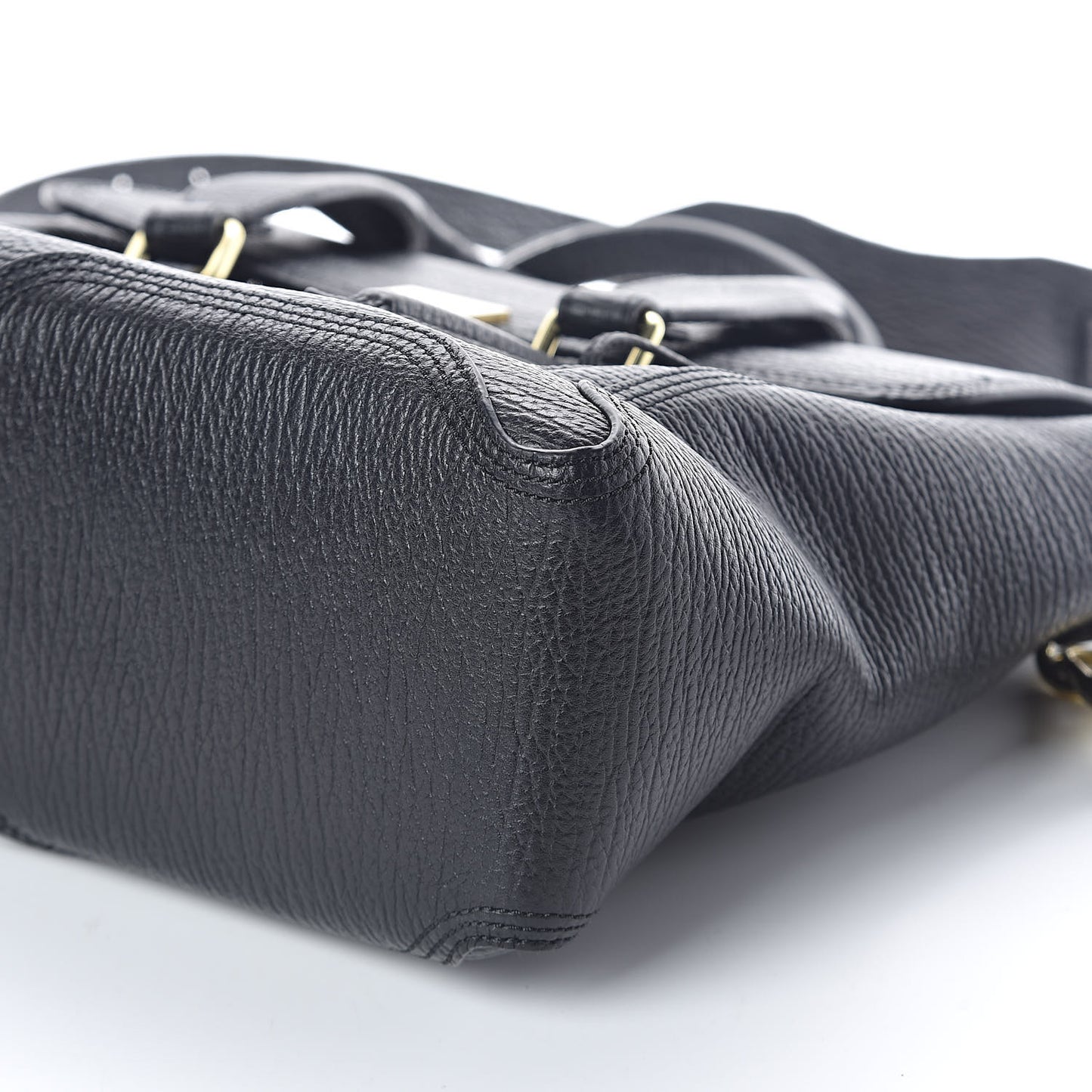 3.1 Textured Calfskin Medium Pashli Satchel Black