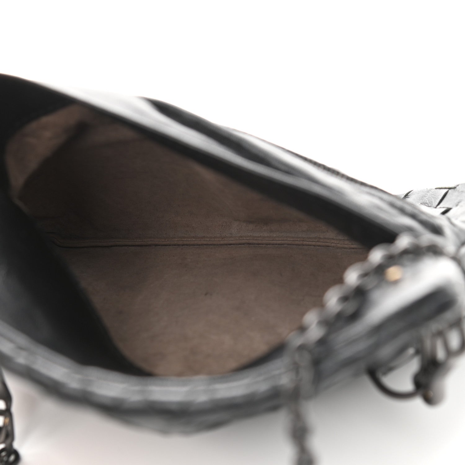 Bottega Veneta Nappa Intrecciato Small Chain Crossbody Black 5 of 11