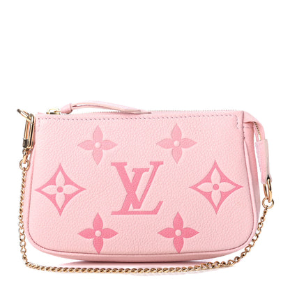 Louis Vuitton Empreinte Monogram Giant By The Pool Mini Pochette Accessories Bouton De Rose 1 of 8