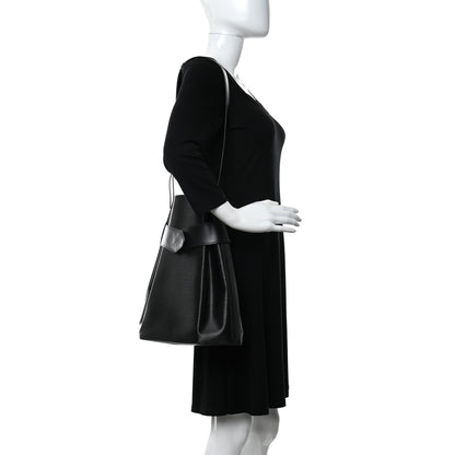 Louis Vuitton Epi Sac D'Epaule GM Black 3 of 18