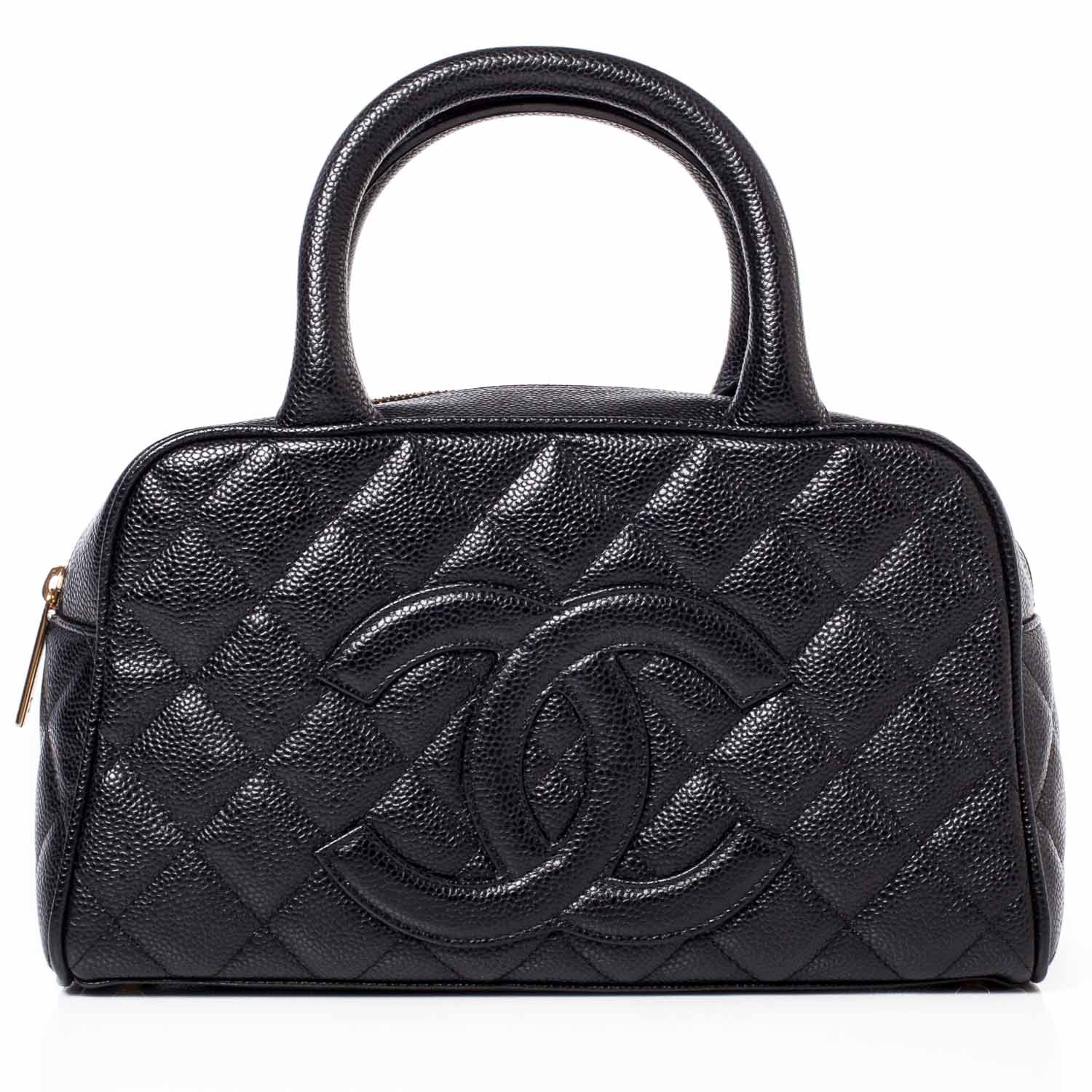 Chanel Caviar Small Bowler Black 1 of 8