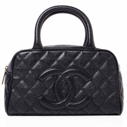 Chanel Caviar Small Bowler Black 1 of 8