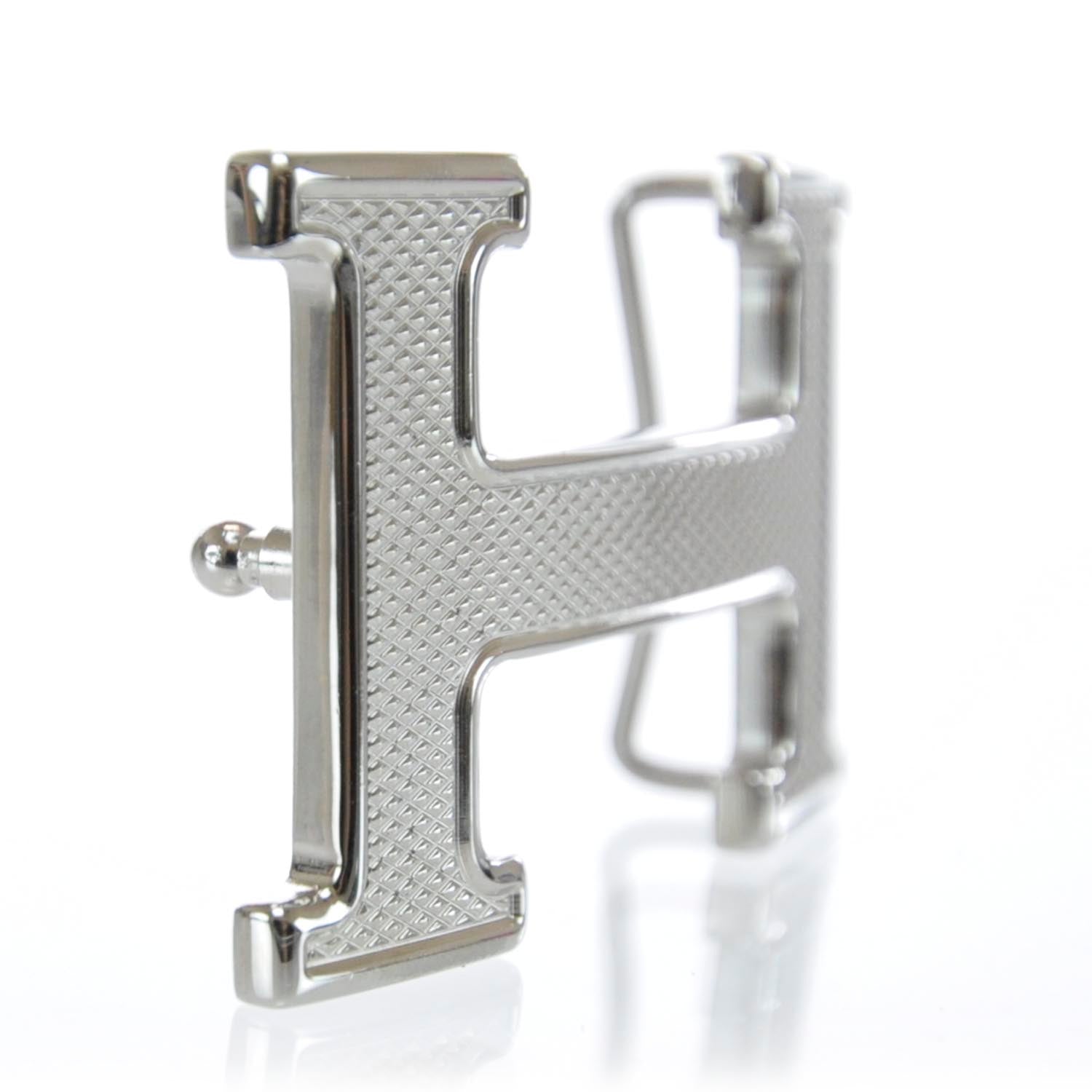 Hermes Palladium H Belt Buckle 4 of 6