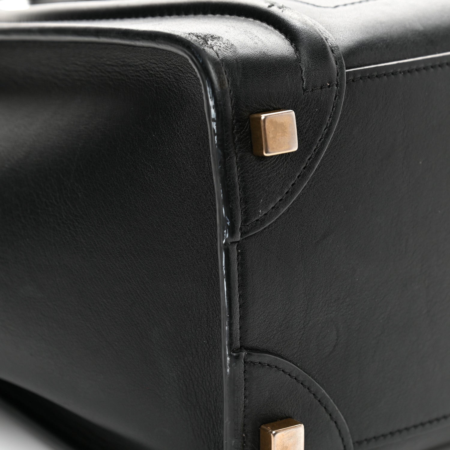 Celine Smooth Calfskin Micro Luggage Black 10 of 13