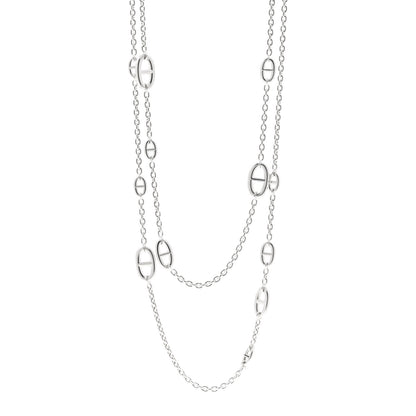 Hermes Sterling Silver Farandole Necklace 160 1 of 6