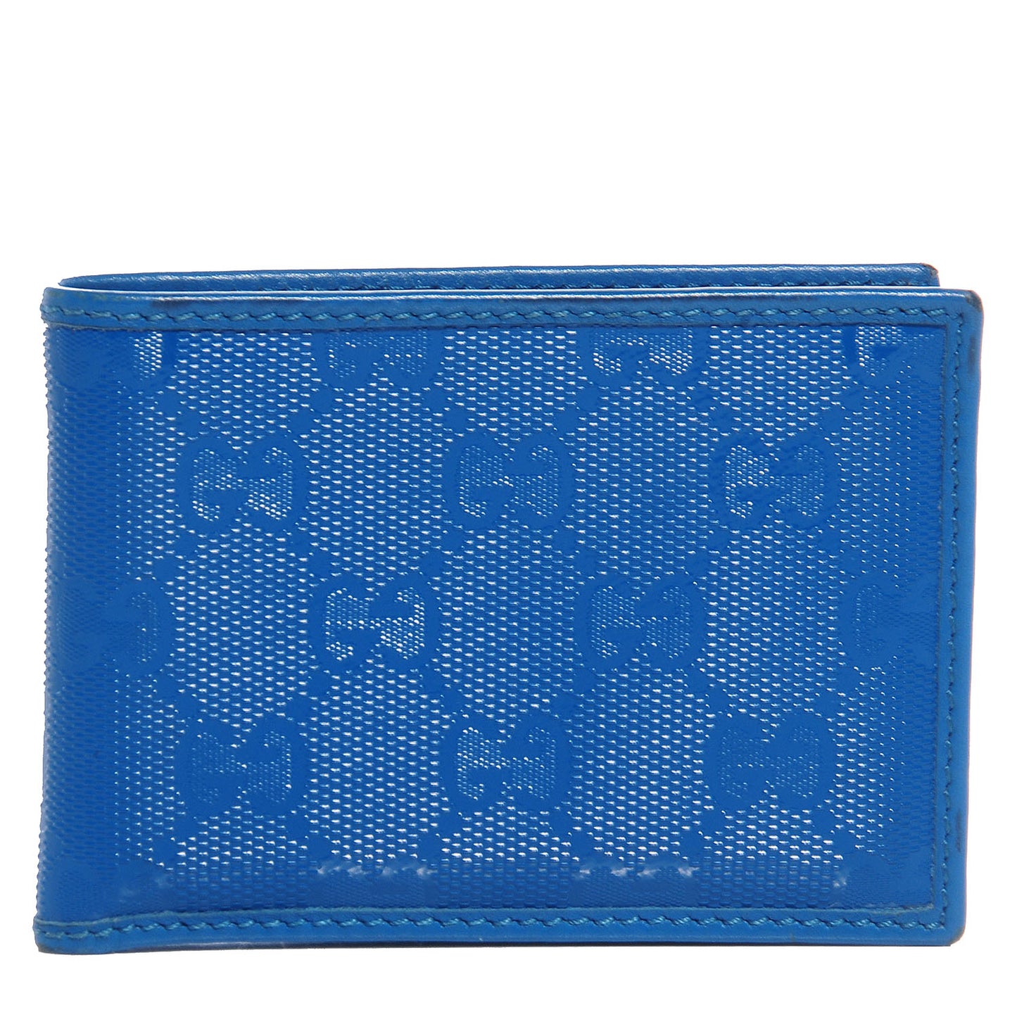 Imprime Monogram Bi-Fold Wallet Riviera Blue