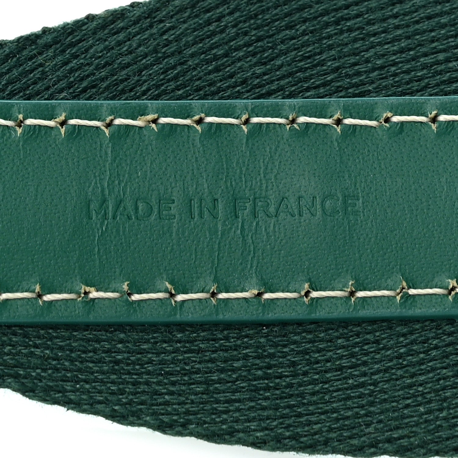 Goyard Canvas Calfskin Adjustable Shoulder Strap Green 4 of 5