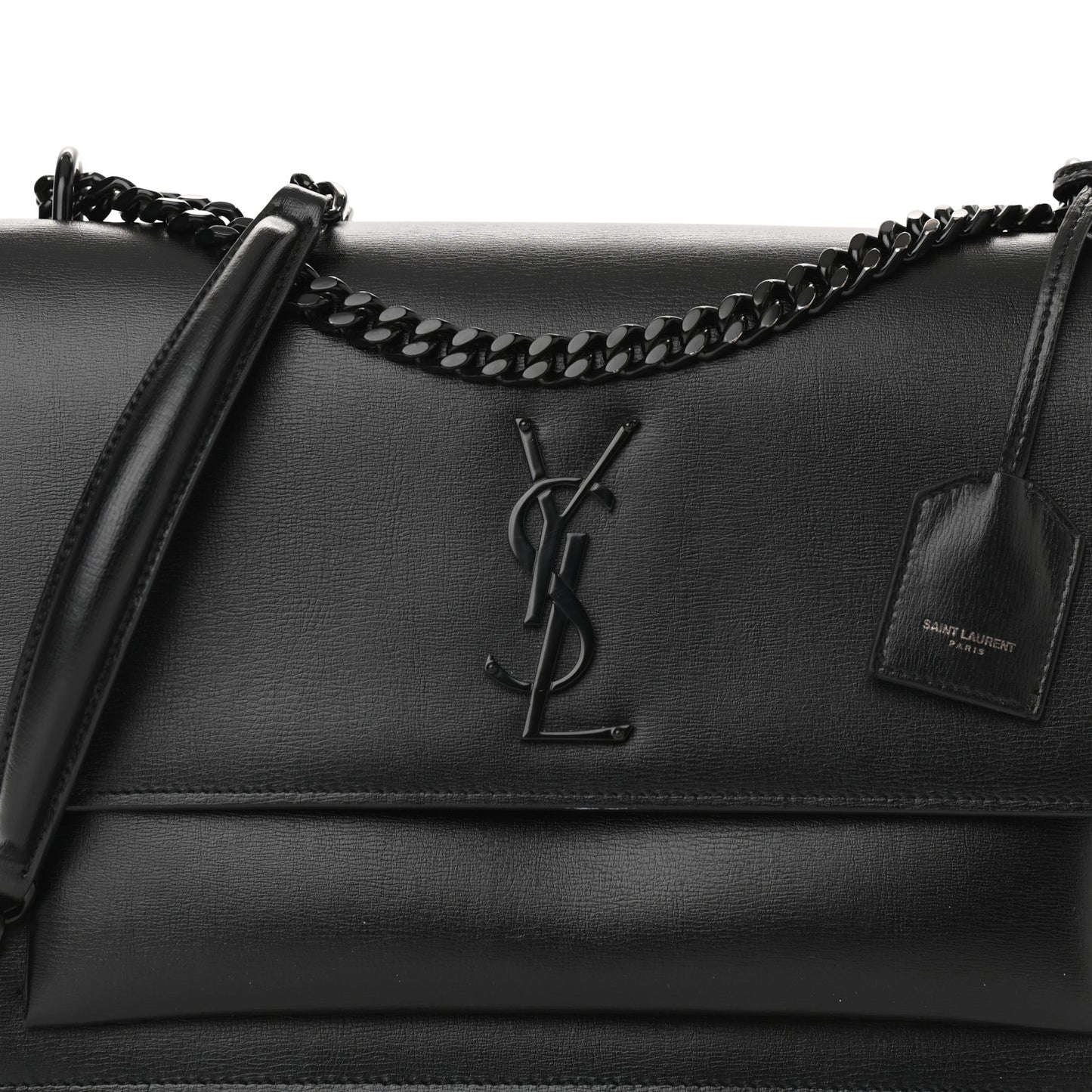 Calfskin Large Monogram Monochrome Sunset Black