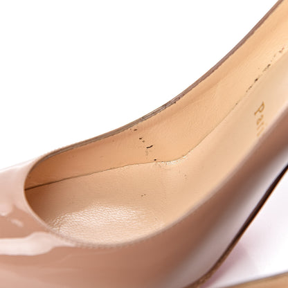Christian Louboutin Patent Decollete 554 100 Pumps 35.5 Nude 13 of 17