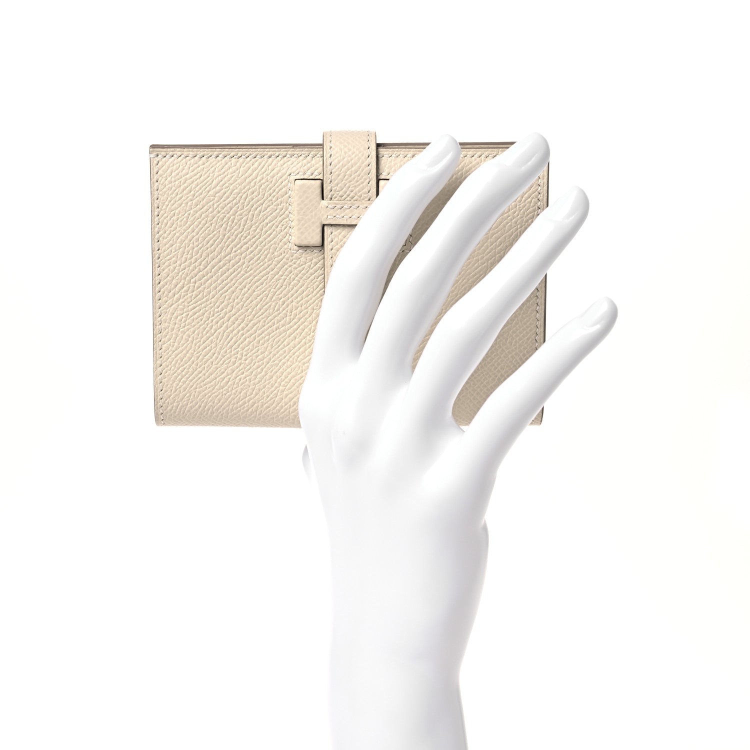 Hermes Epsom H Passant Compact Wallet Craie 2 of 10