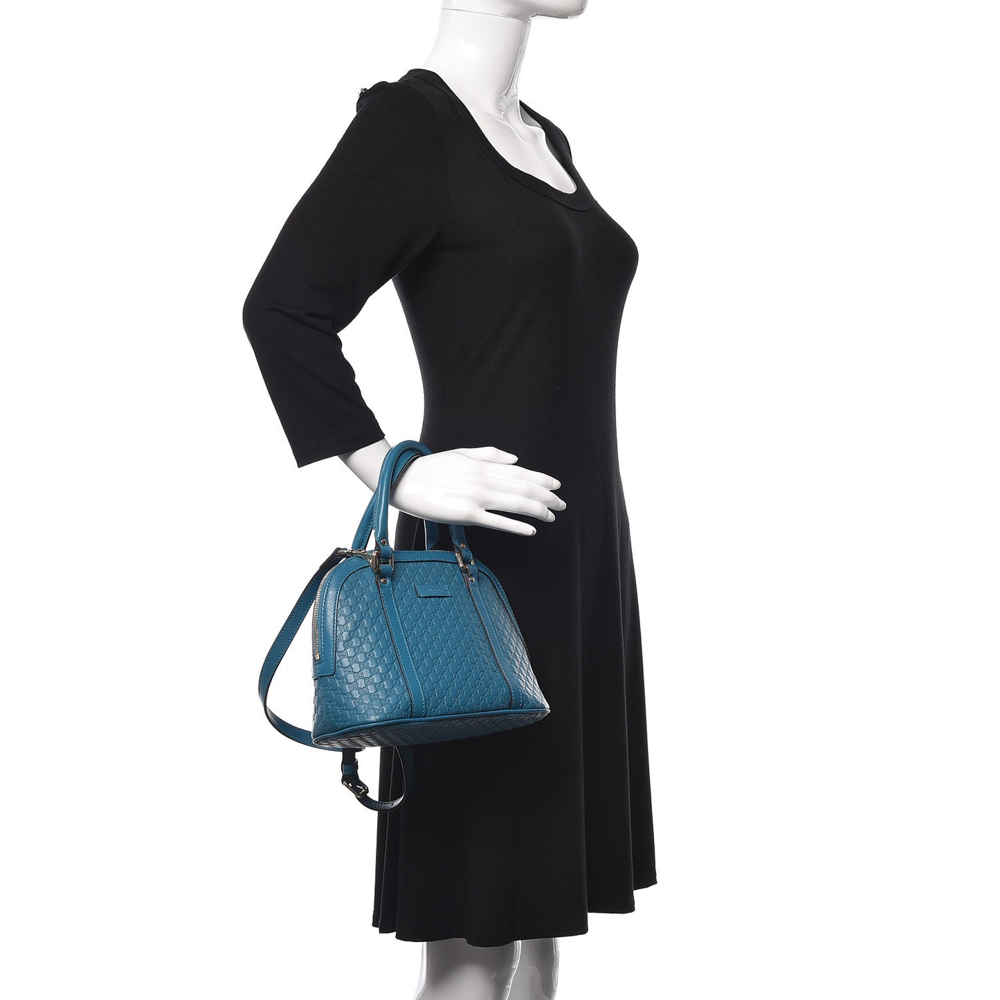 Microguccissima Mini Dome Bag Deep Cobalt