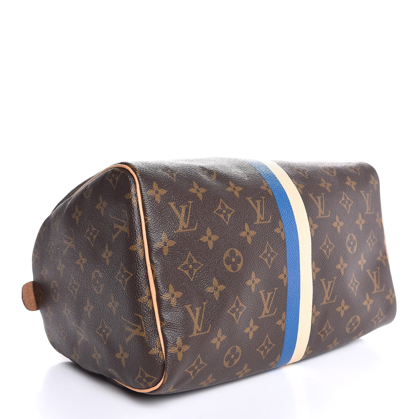 Monogram My LV Heritage Speedy 30 Blue De France Ivory