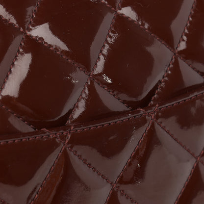 Chanel Patent Jumbo Single Flap Bordeaux 11 of 12