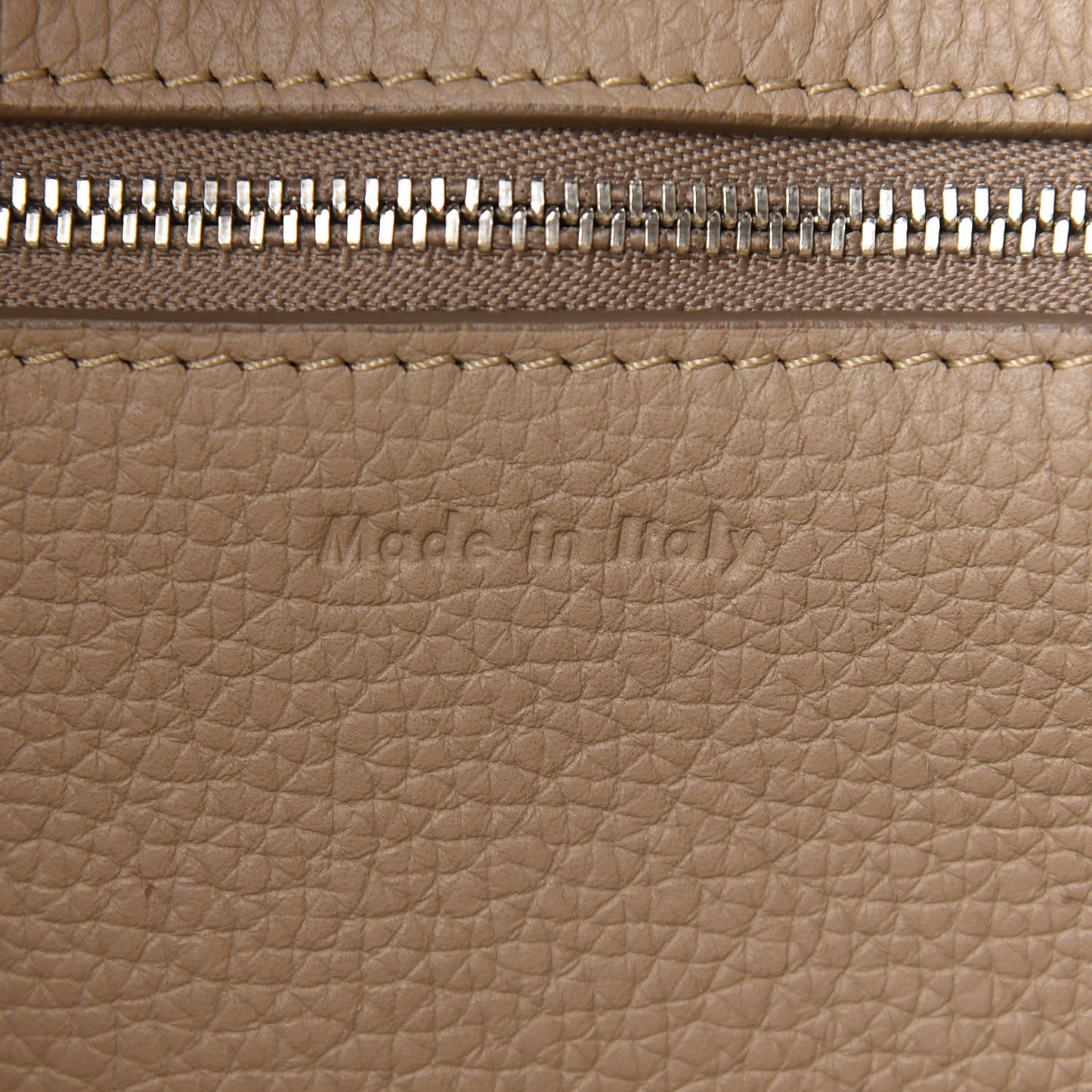 Supple Grained Calfskin Small Big Bag Light Taupe