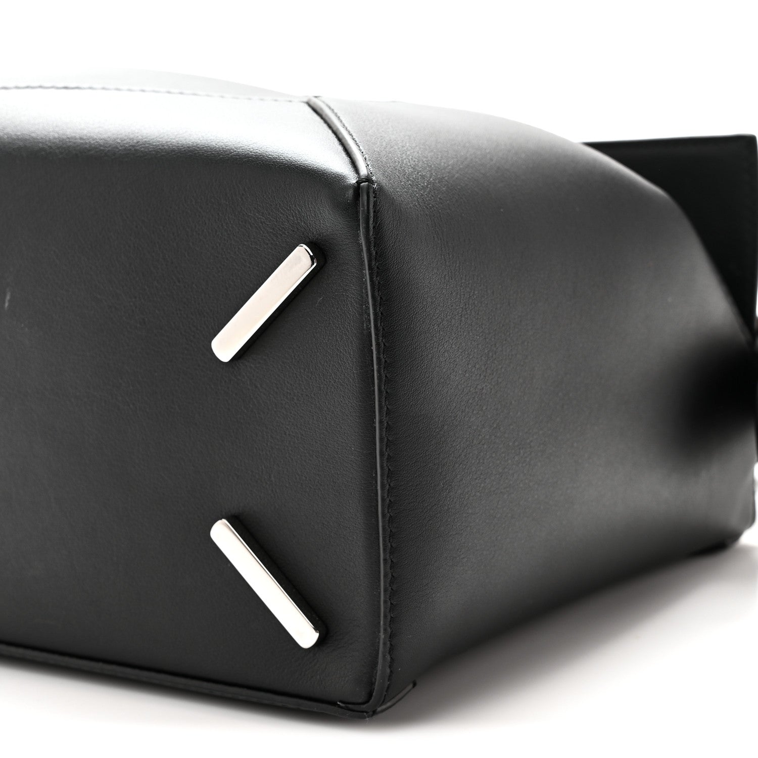 Loewe Calfskin Medium Puzzle Edge Bag Black 9 of 9