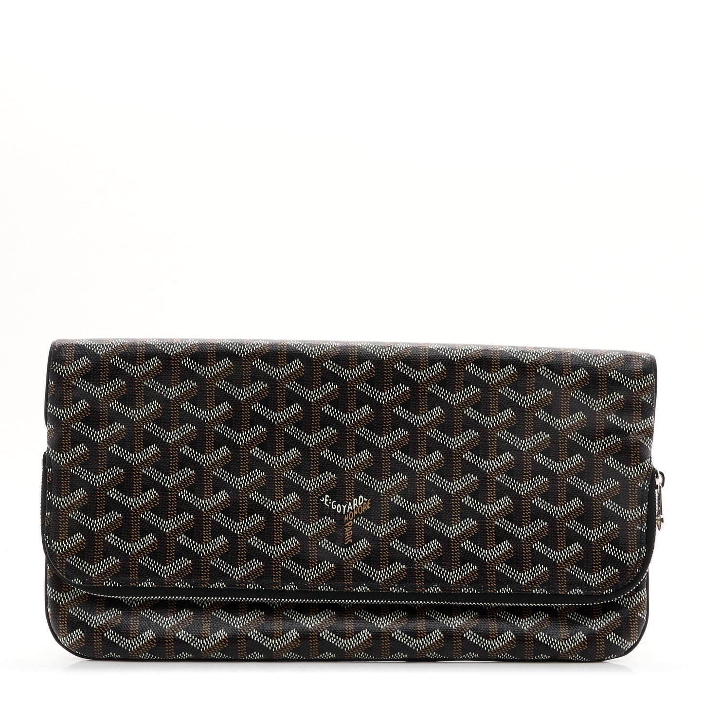 Goyardine Sainte Marie Soft Clutch Black