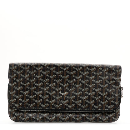 Goyard Goyardine Sainte Marie Soft Clutch Black 1 of 8
