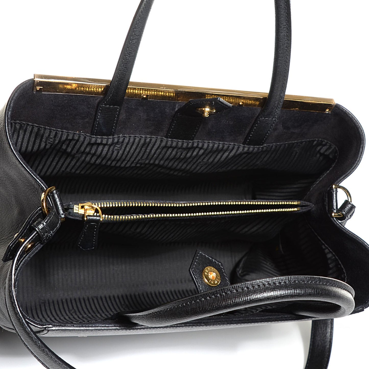 Vitello Elite Medium 2Jours Tote Black