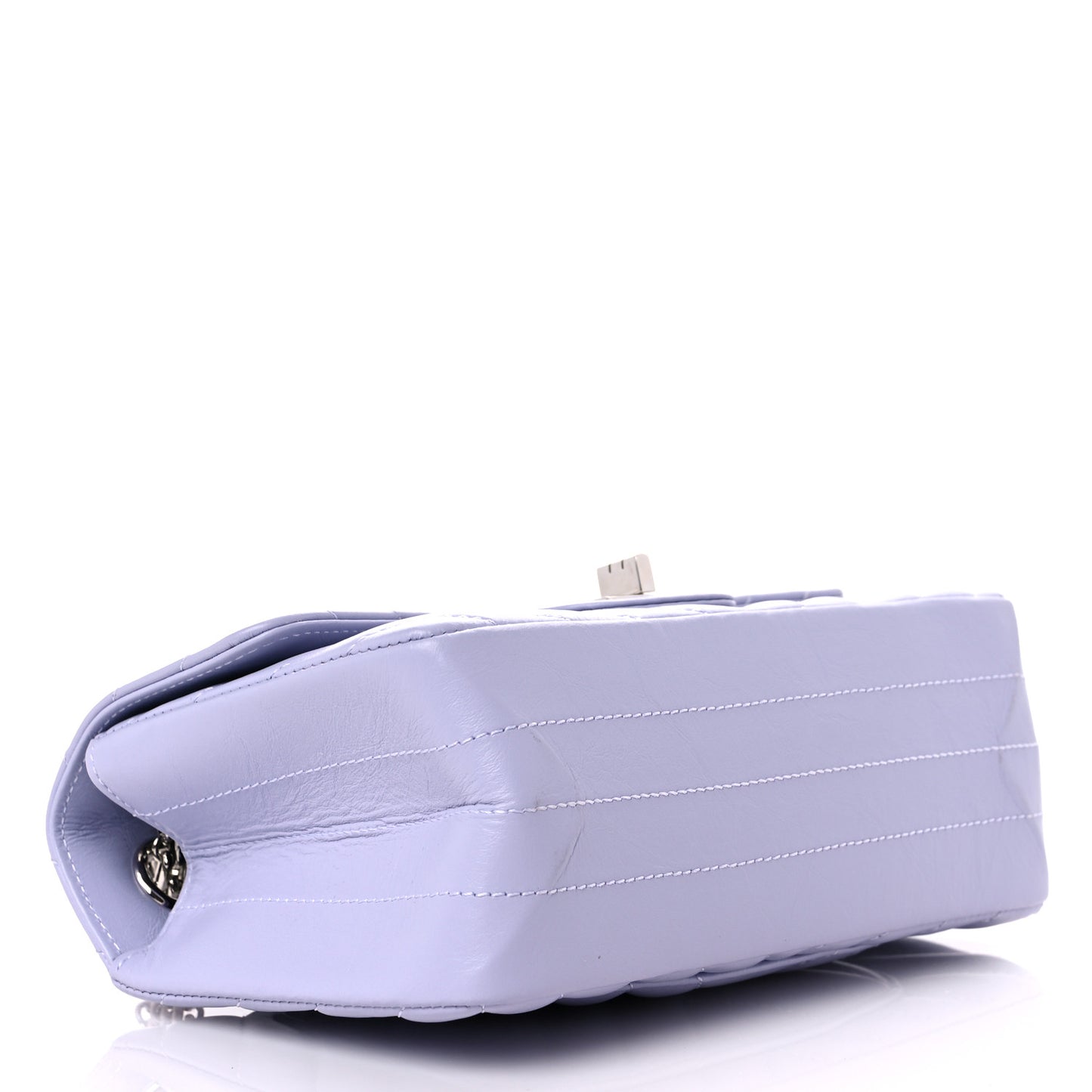 Aged Calfskin Chevron Quilted 2.55 Reissue Mini Flap Light Purple