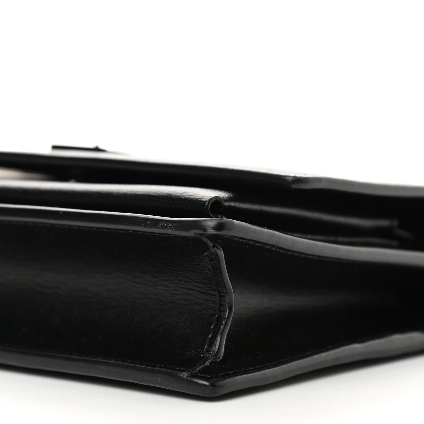 Calfskin Monogram Sunset Chain Wallet Black