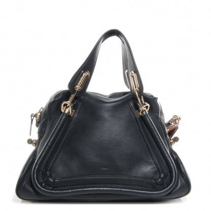 Chloe Leather Medium Military Paraty Navy 1 of 10
