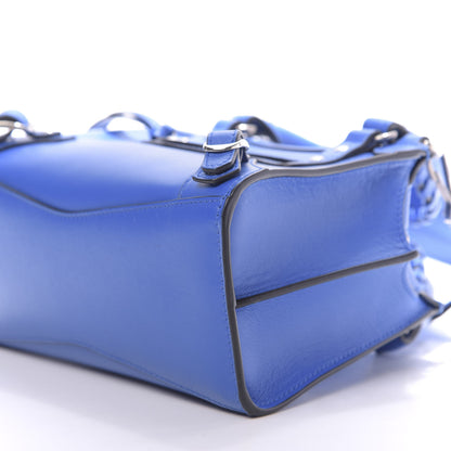 Balenciaga Calfskin Neo Classic Silver Hardware S City Bleu 7 of 9