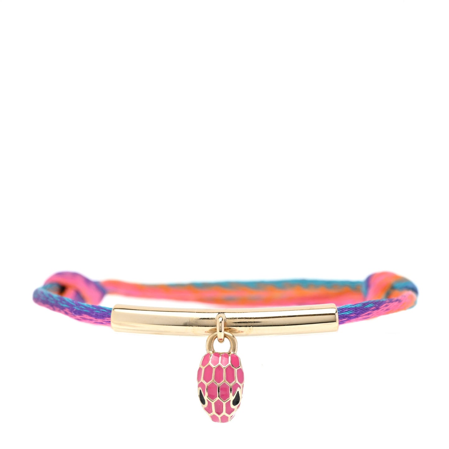 Fabric Serpenti Forever Bracelet Pink Multi