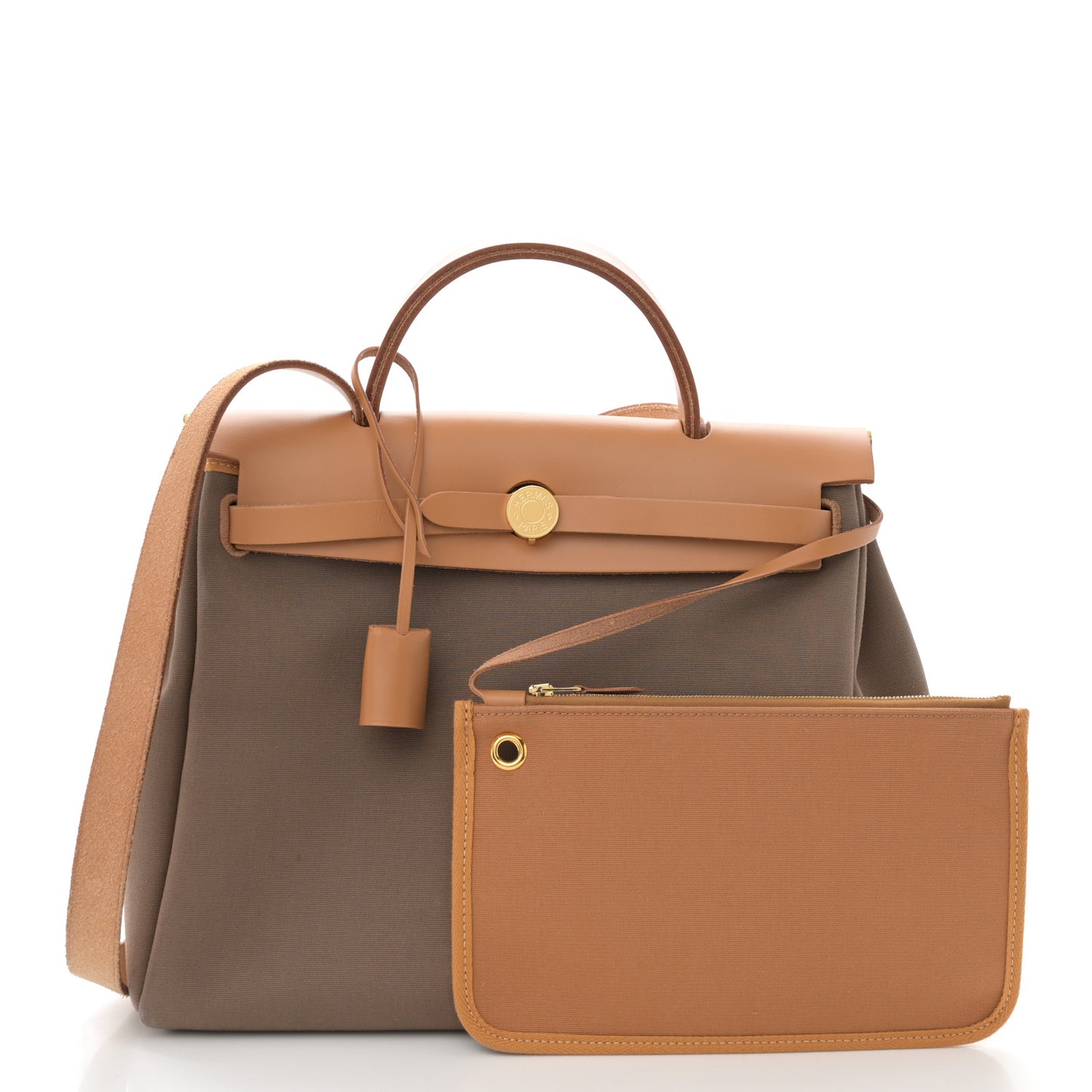 Toile Vache Hunter Herbag Zip Retourne 31 PM Etoupe Dune