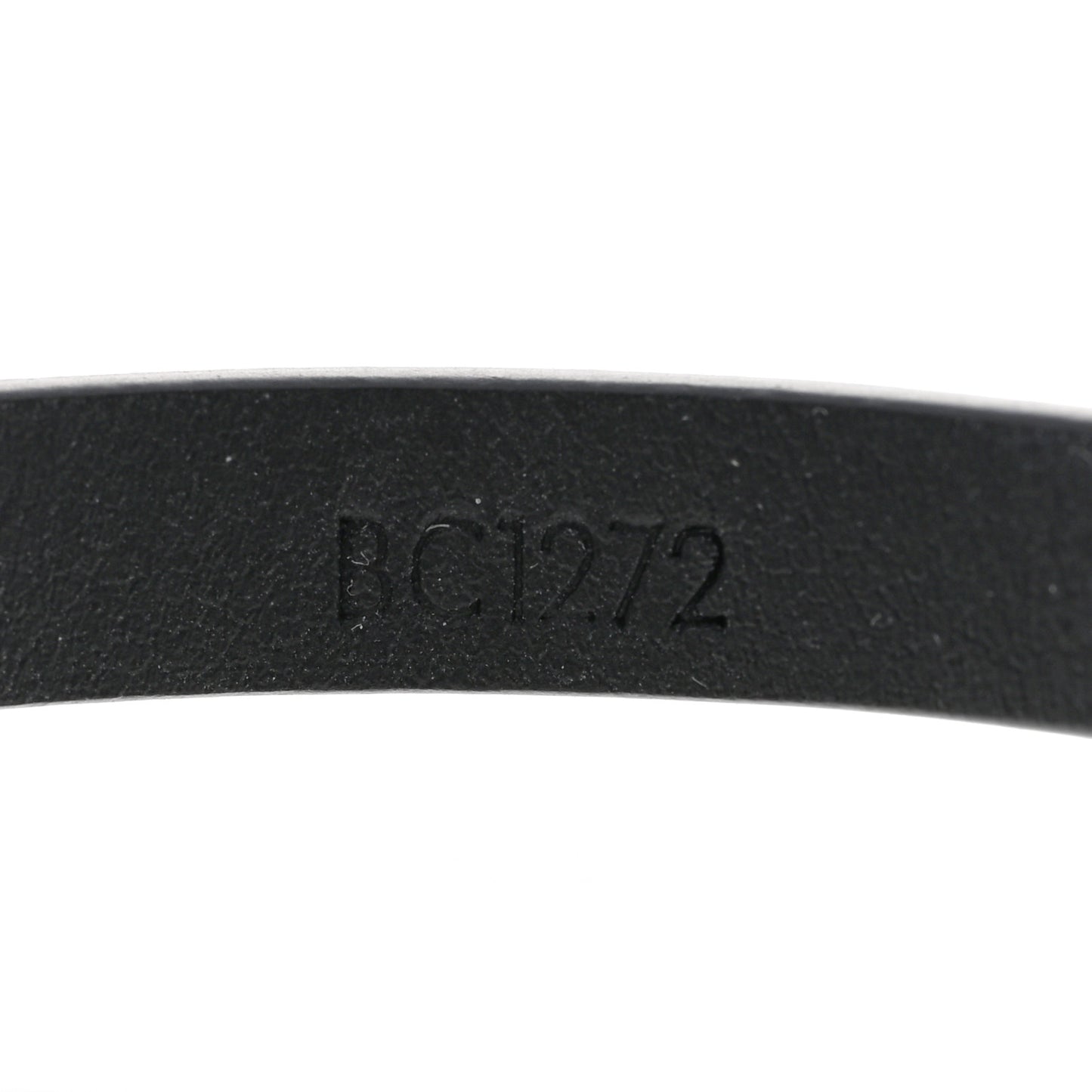 Calfskin Monogram Flower Edge Bracelet 19 Black