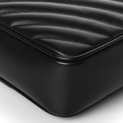 Saint Laurent Calfskin Matelasse Monogram Lou Camera Bag Black 9 of 9