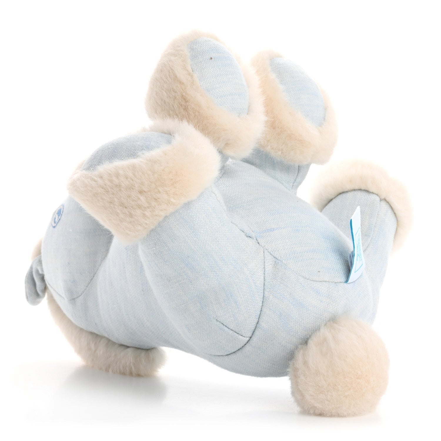 Hermes Linen Baby Hermy Plush Toy Bleu Glacier 4 of 7