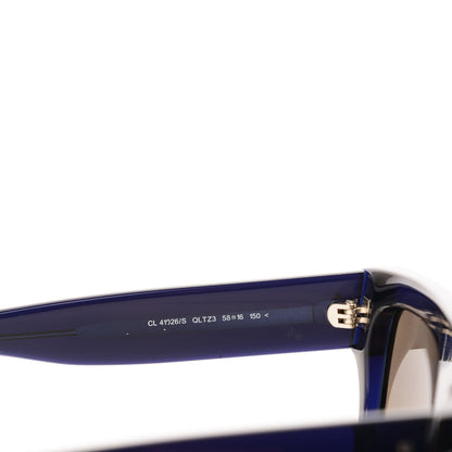 Celine Shadow Sunglasses CL 41026/S Blue Havana 4 of 4