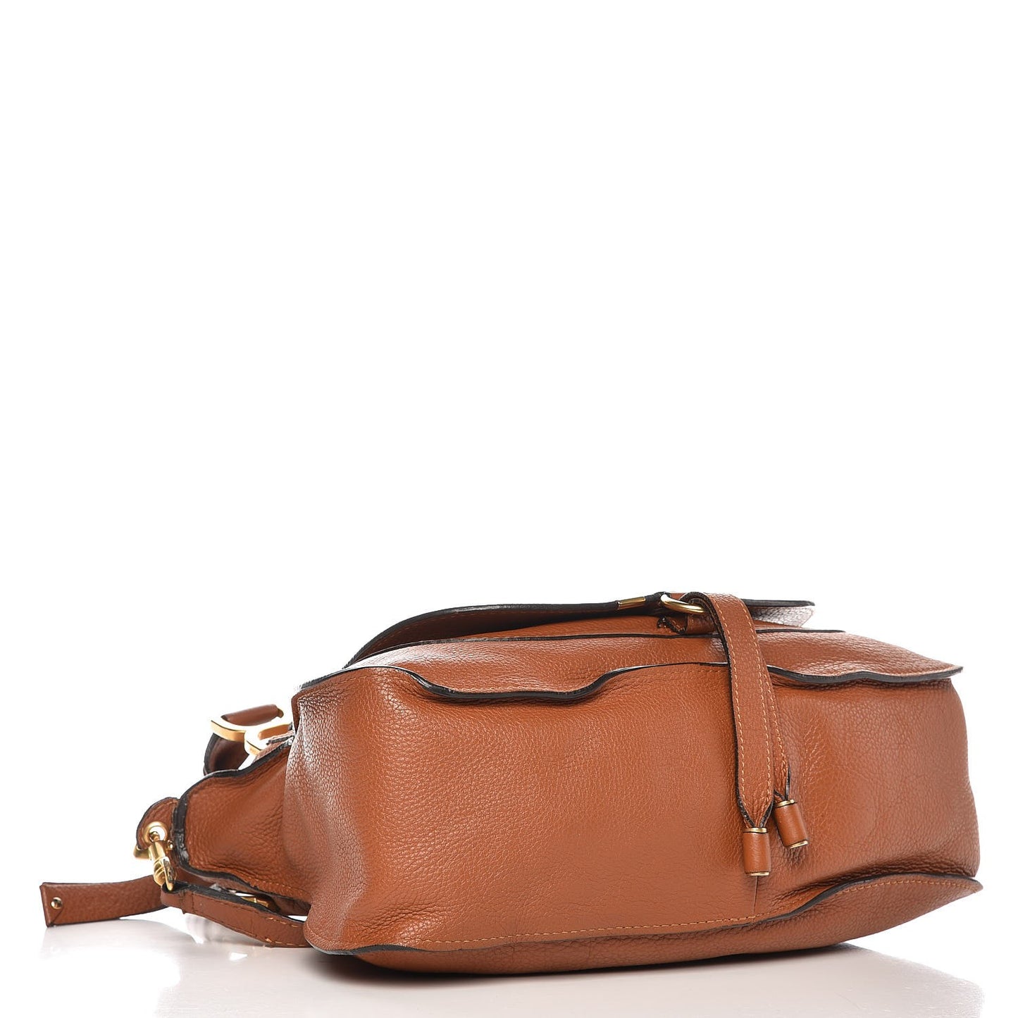 Calfskin Medium Marcie Satchel Tan