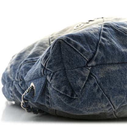 Chanel Denim Quilted Chanel 22 Backpack Blue 9 of 10